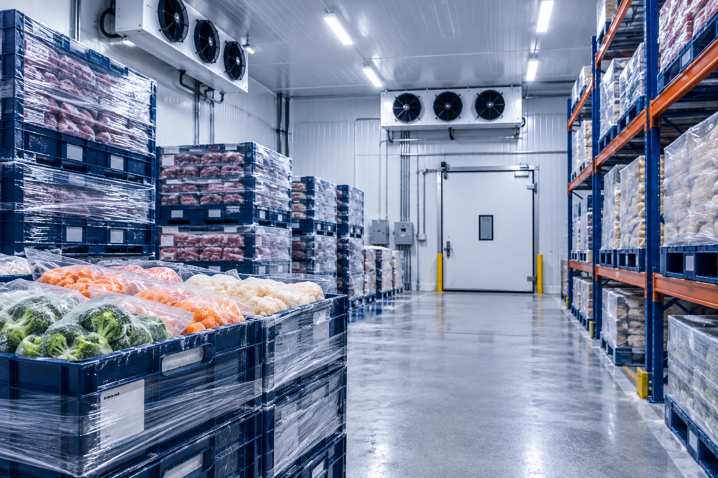 frosty frozen food warehouse