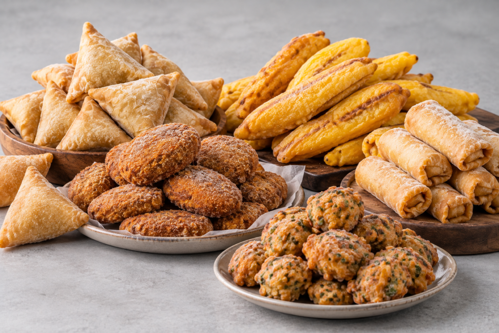 frozen snack platter assortment